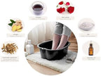 AXLOFO® Foot Soaking Bath Basin, Large Plastic Foot Soaking Tub, Feet Massage - Image 4