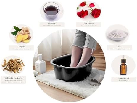 AXLOFO® Foot Soaking Bath Basin, Large Plastic Foot Soaking Tub, Feet Massage - Image 4