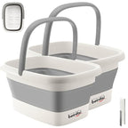 Collapsible Foot Bath Basin for Soaking Feet, Foot Soak Tub, Plastic Foot Bucket - Image 2