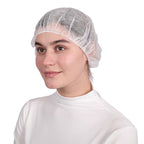 Disposable Caps Hair Nets, Salon Spa Food Service 21" Case of 1000 - Image 4