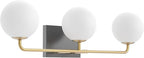 Tipace Mid Century Modern Gold 3-Lights Vanity Light Fixtures - Image 3