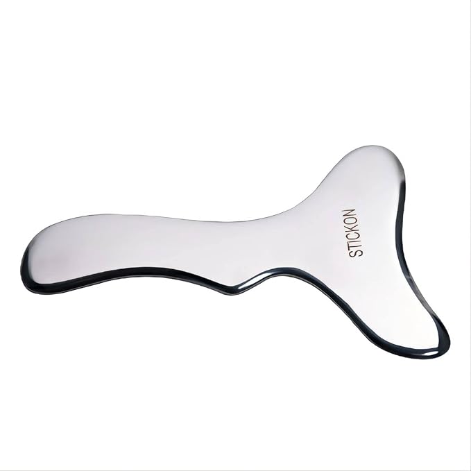 STICKON Guasha Tool Scraping Massage Tools Gua Sha Stainless Steel IASTM Tools by STICKON