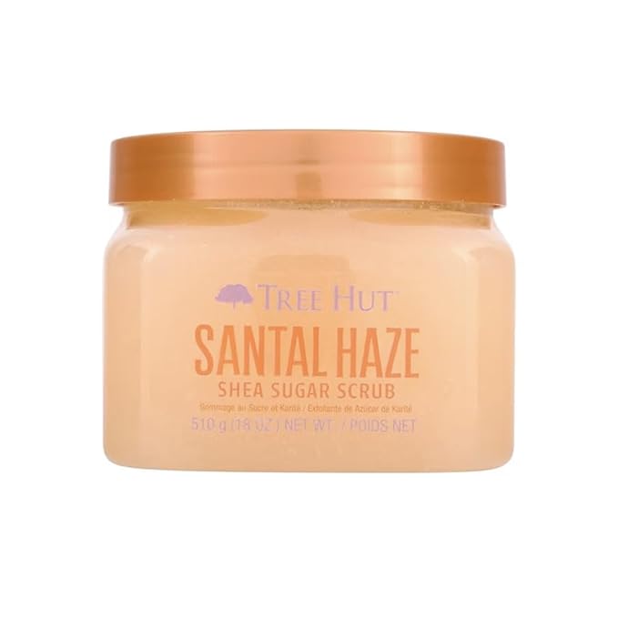 Tree Hut Santal Haze Shea Sugar Scrub, Exfoliating, Hydrating & Moisturizing by TreeHut