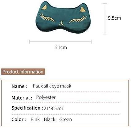 PERFECTSIGHT Cute Cat Sleep Eye Masks, Silk Sleep Eye Cover Lightweight - Image 6
