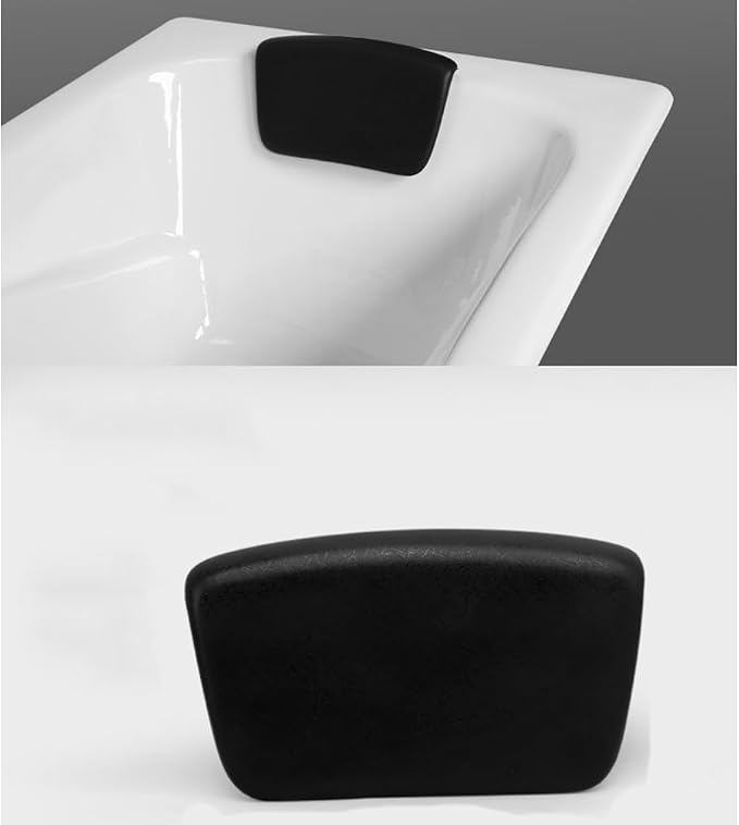 Spa Bath Pillow with Suction Cups Pu Bath Cushion Non-Slip Design - Image 9