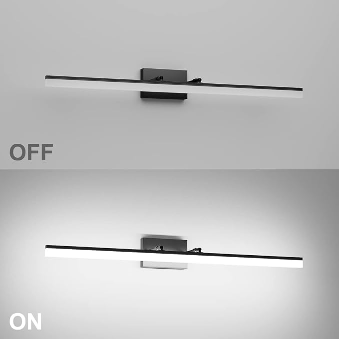 Aipsun Modern LED Vanity Light Adjustable Bathroom Light Fixtures Over Mirror - Image 7