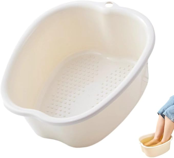 Ytterbium Foot Soaking Bath Basin, Large Massage Foot Soaking Tub, Plastic Home by Unknown