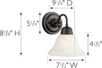 Design House 514497 Millbridge Wall Light Traditional 1-Light Indoor Dimmable - Image 4
