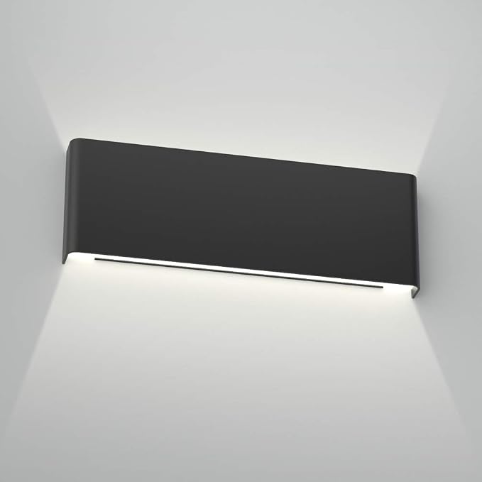 Aipsun 15.8in Black Modern Vanity Light Up and Down LED Vanity Light by Aipsun