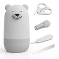 Baby Nail Clippers Set with Cute Case, Infant Fingernail and Toenail File Kit by papabear