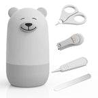 Baby Nail Clippers Set with Cute Case, Infant Fingernail and Toenail File Kit by papabear