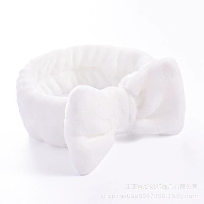 Ayesha White Spa Headband and Wristband Set - Image 5