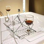 BDL Bathtub Caddy Tray Expandable Bath Tub Table - Image 2