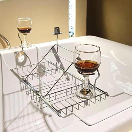 BDL Bathtub Caddy Tray Expandable Bath Tub Table - Image 2