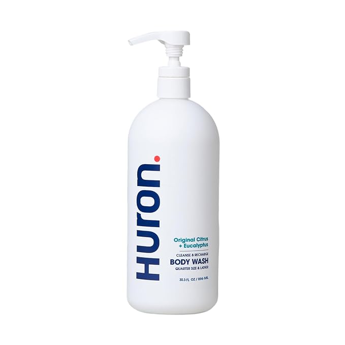 Huron Body Wash for Men and Women, Hydrating Daily Cleanser by Huron