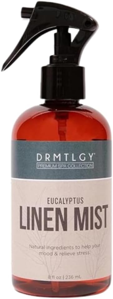 DRMTLGY Eucalyptus Essential Oil Linen and Room Mist. Pillow and Fabric by DRMTLGY
