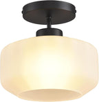 Industrial Black Matte Light Fixtures Ceiling Mount, by IHENGYANLT