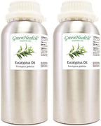 2 Bottles – GreenHealth Eucalyptus Essential Oil – 16 fl oz Each – 100% Pure & - Image 2