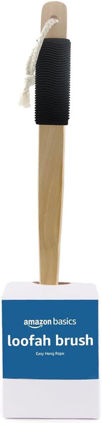 Amazon Basics Exfoliating Loofah Brush, Body Scrubber - Image 2
