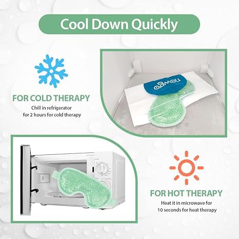 NEWGO Cooling Eye Mask for Puffy Eyes, Cold Eye Mask Eye Ice Pack for After - Image 7