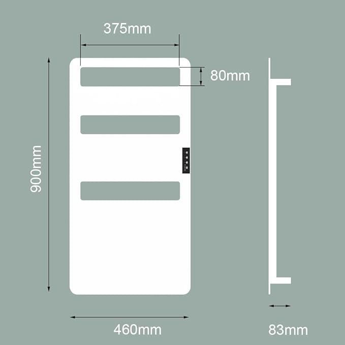 Towel Warmer with Timer for Bathroom, WiFi App Remote Control, Heated Towel - Image 8