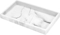 Luxspire Bathroom Vanity Tray, Resin Dresser Jewelry Ring Dish Tank Storage by Luxspire