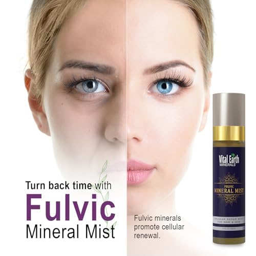 Vital Earth Fulvic Mineral Facial Mist, Travel-Friendly 2-Pack – Anti-Aging - Image 6