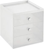 mDesign Makeup Organizer Storage Station Cube - Image 8