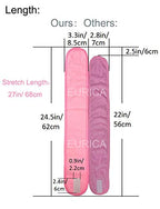 EUICAE Spa Headband Pack of 6 All Pink Sweat Head Towels - Image 3