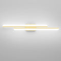 Ralbay 40" Modern LED Gold Vanity Lights 40W Frosted Aluminum Gold Bathroom by RalbayLighting