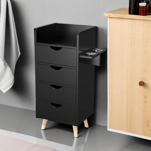 OmySalon 4 -Layer Salon Storage Cabinet, Beauty Barber Salon Styling Station - Image 2