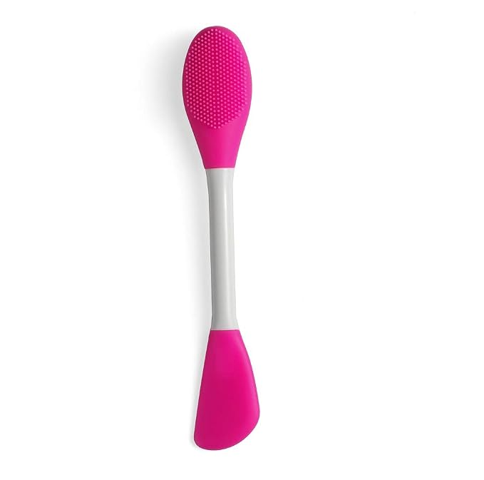 Silicone Brushes, Double-Ended Silicone Face Mask Brush, Facial Cleansing Brush by LASSKY