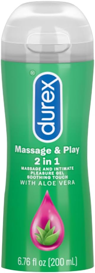 Durex Massage & Play 2 in 1 Lubricant, 6.76 oz., Soothing Touch by DUREX