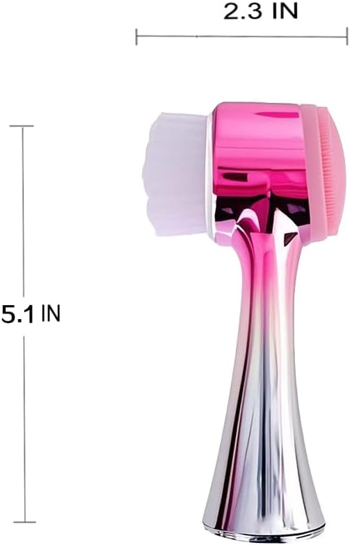 Facial Cleansing Brush 2 in 1Double-Sided Facial Cleaning Brush - Image 3