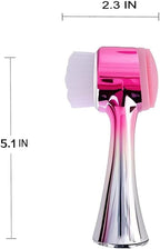 Facial Cleansing Brush 2 in 1Double-Sided Facial Cleaning Brush - Image 3