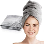 Sutera Silverthread Hair Wrap | Soft, Lightweight, & Quick-Drying | Helps - Image 7