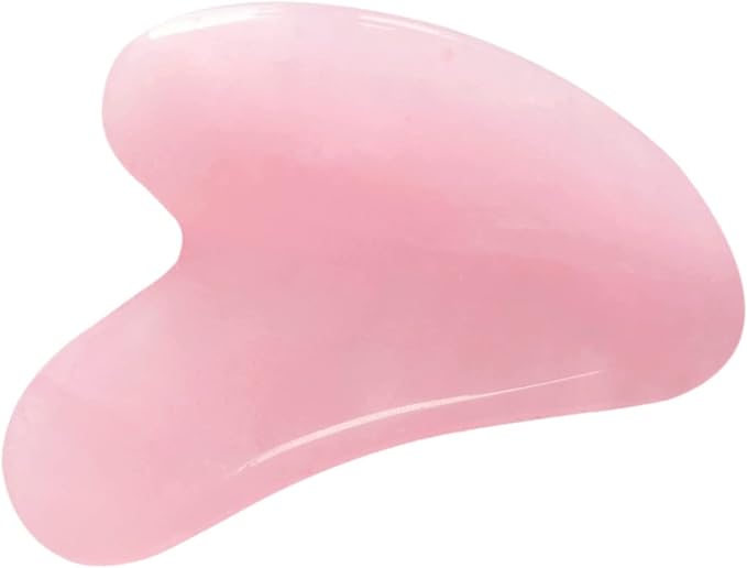Mina Heal Rose Quartz Gua Sha Facial Massage Stone Excellent Skincare Tool by MinaHeal%C2%AE