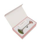 Rose Quartz + Jade Roller for Face and Neck Massage, Dual Gemstones - Image 7