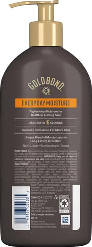Gold Bond Men's Essentials Everyday Moisture Daily Body & Hand Lotion - Image 3