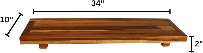 EcoDecors, 34 inch, Bath Tray for Tub, Bath Tub Tray Wood, Bathtub Table - Image 5
