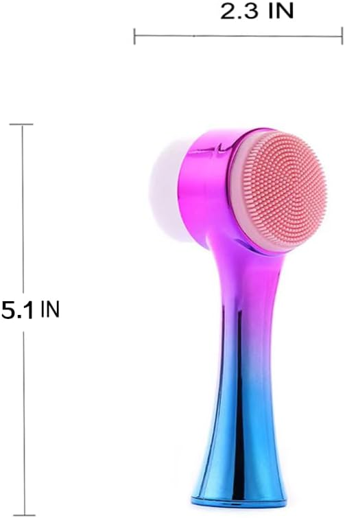 Facial Cleansing Brush 2 in 1Double-Sided Facial Cleaning Brush - Image 5