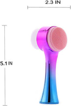 Facial Cleansing Brush 2 in 1Double-Sided Facial Cleaning Brush - Image 5