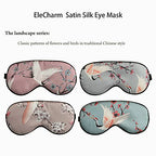 4-Pack Silk Satin Eye Mask Classic Painting Arts Sleep Mask Blindfold - Image 2
