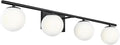 New Bathroom Vanity Light Fixtures Matte Black Milk White Globe Glass Shade 4 by Enjoyyourhealthylife