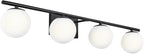 New Bathroom Vanity Light Fixtures Matte Black Milk White Globe Glass Shade 4 by Enjoyyourhealthylife
