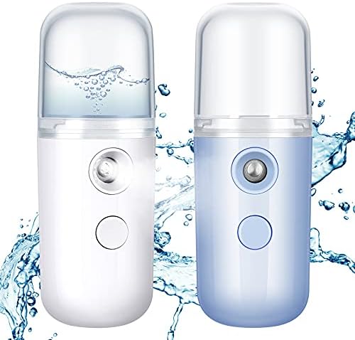 Honoson 2 Pack Nano Facial Mister Spray Bottle Handheld Humidifier Portable by Honoson