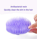 Aroveea Hair Scalp Brush Dandruff Cleaning Brush Shower Scalp Shampoo Brush - Image 6