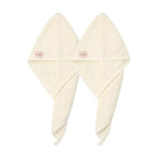 M-bestl 2 Pack Microfiber Hair Towel Wrap, Hair Drying Towel - Image 2