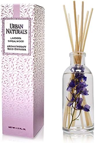 Urban Naturals Lavender Sandalwood Essential Oil Reed Diffuser Set - Image 2