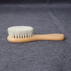 Natural Soft Wool Bristles Dry Facial Cleansing Brush, 2 Pack Wood Handle Face - Image 3